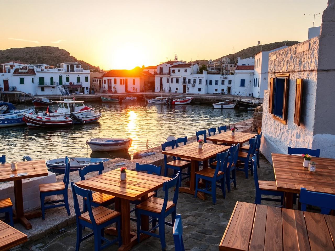 Yacht Club taverna at Paleros port